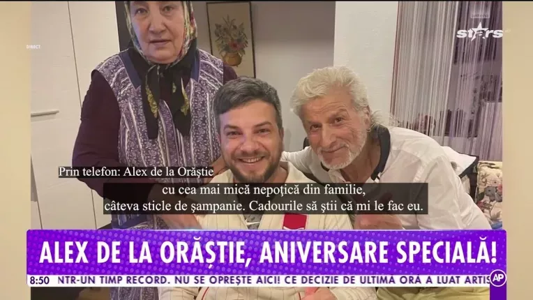 Alex de la Orastie isi face singur cadouri, inclusiv de ziua lui!