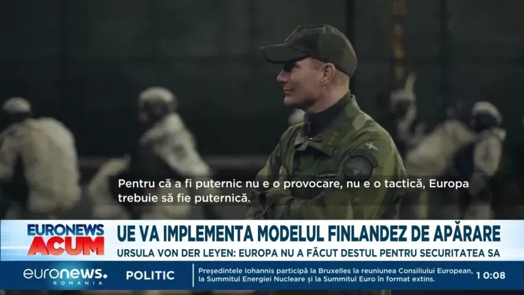 Ce presupune modelul finlandez de aparare care ar urma sa fie aplicat de UE