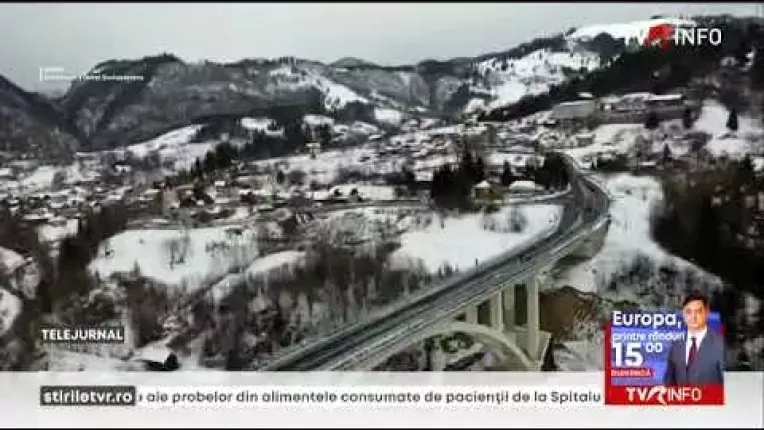 Cel mai lung pod in arc din Romania a fost deschis circulatiei