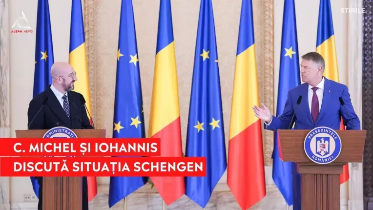 Charles Michel si Klaus Iohannis vorbesc despre aderarea Romaniei la Schengen