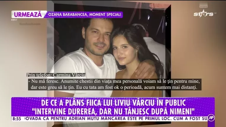 De ce a plans fiica lui Liviu Varciu in public