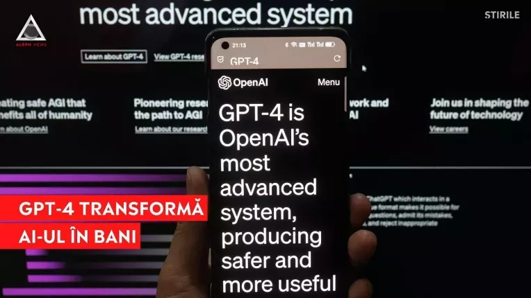 GPT-4 a reusit sa faca bani pentru un utilizator