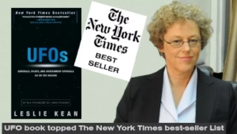 Leslie Kean contesta tabuul, cu referire la interdictia tacita care insoteste fenomenul OZN