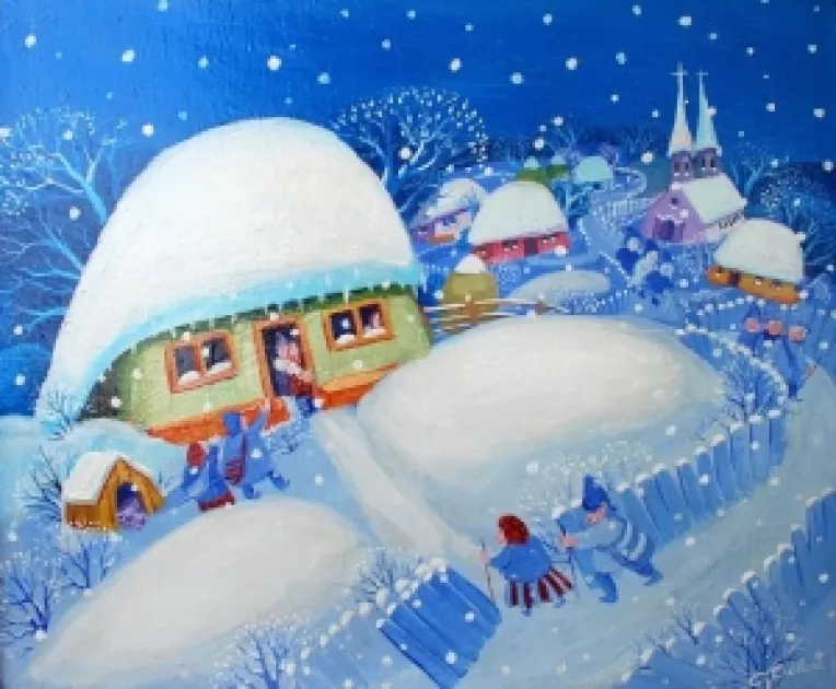 Lucian Avramescu: La Sangeru ninge cu cei mai mari fulgi de zapada pe care i-am vazut in viata mea