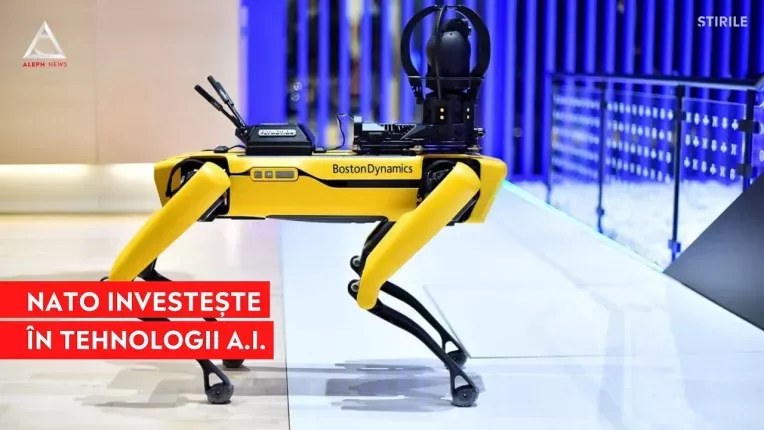 NATO "il adopta" pe Spot, cainele-robot creat de Boston Dynamics