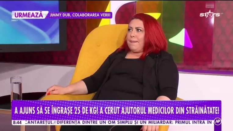 O vedeta din Romania a ajuns sa se ingrase 25 de kilograme! A cerut ajutorul medicilor din strainata