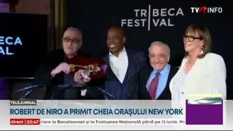 Robert de Niro a primit cheia orasului New York