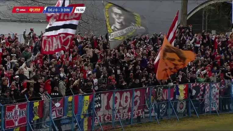 Unirea Dej - Dinamo 0-3. Victorie clara a cainilor care urca pe loc de baraj